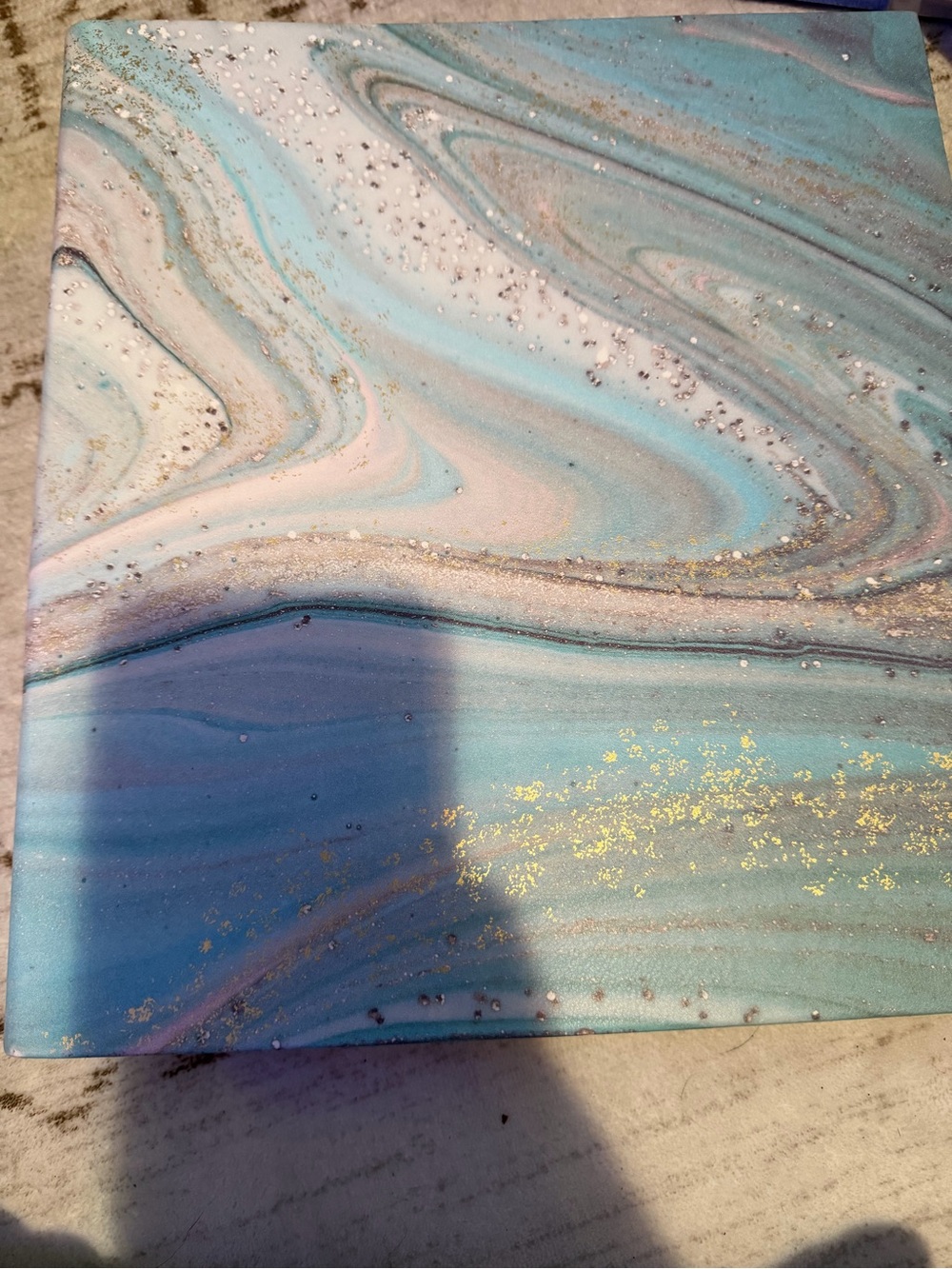 Blue marble binder